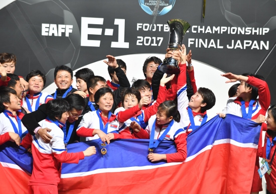 E-1サッカー、優勝の北朝鮮に賞金支払わず…サッカー連盟、安倍政権の意向を考慮の画像1