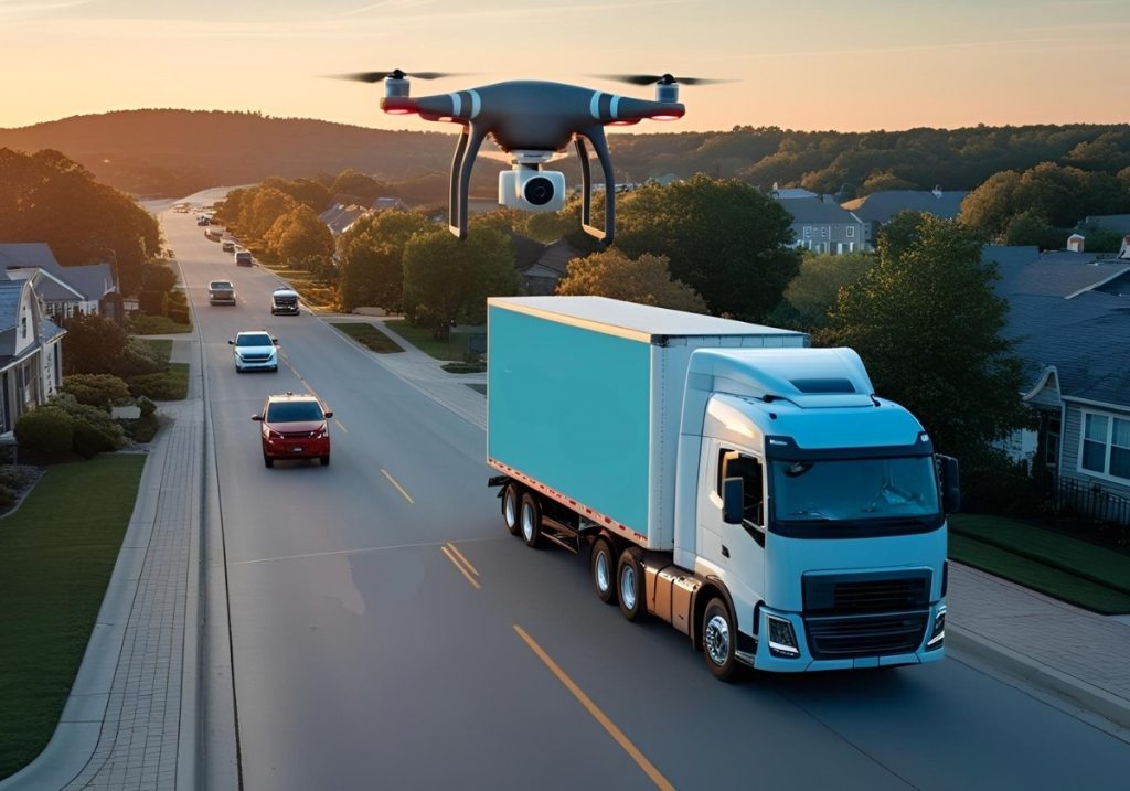 輸送力34%不足の壁を乗り越える…ドローンとAIで物流現場に革命