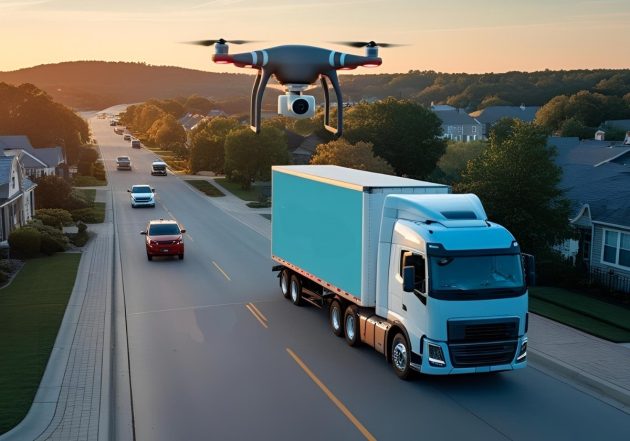 輸送力34%不足の壁を乗り越える…ドローンとAIで物流現場に革命