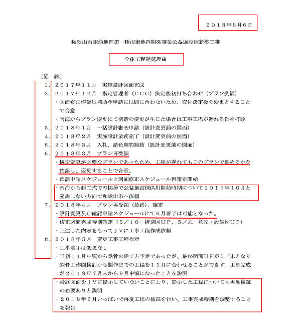 【完了】ツタヤ図書館、工事遅延の文書を独占入手！行政もひれ伏すCCCの絶大な影響力が判明の画像3