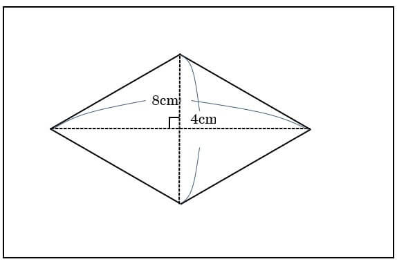 なぜ ひし形の面積は 対角線 対角線 ２ 算数ができない子は補助線が引けない
