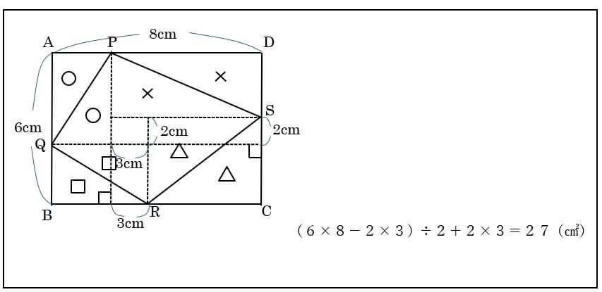 なぜ ひし形の面積は 対角線 対角線 ２ 算数ができない子は補助線が引けない