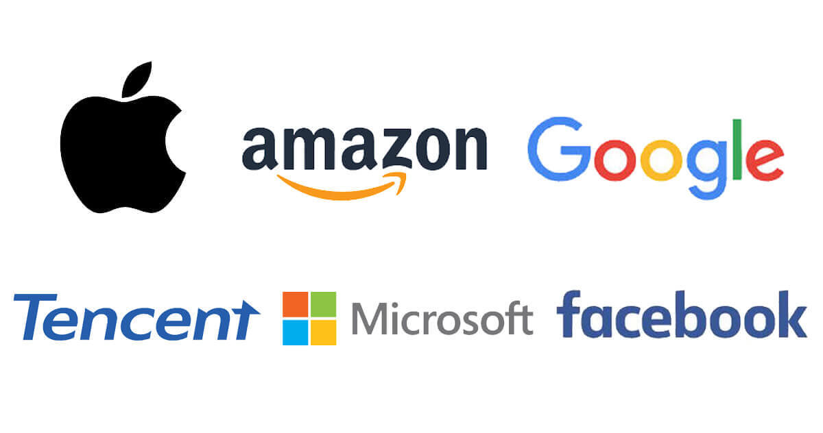 世界のブランド価値ランキング、5位Tencent、4位Microsoft、3位Google、2位Apple、1位は？