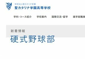 聖カタリナ高野球部で集団暴行、3年前にも暴力事件…残る暴力の文化