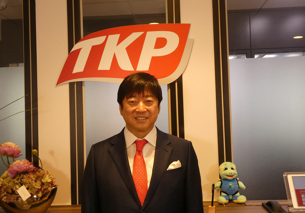 TKP代表取締役社長の河野貴輝氏