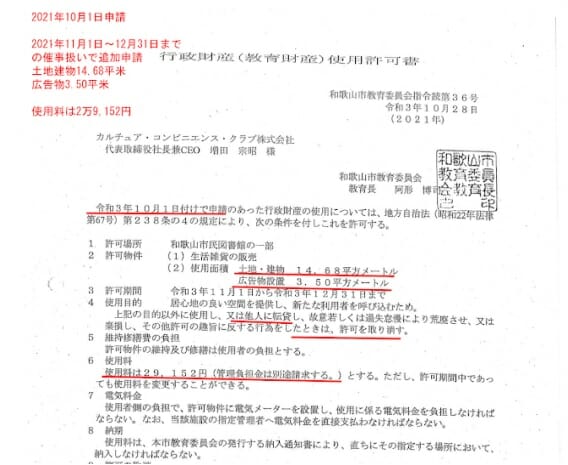 ツタヤ図書館、契約違反の又貸しでぼろ儲け？公共施設を7000円で借り100万円で転貸の画像6