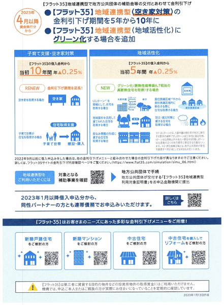 フラット35、4月から金利の大幅引き下げ可能？変動金利型との負担差を半分に縮小の画像3