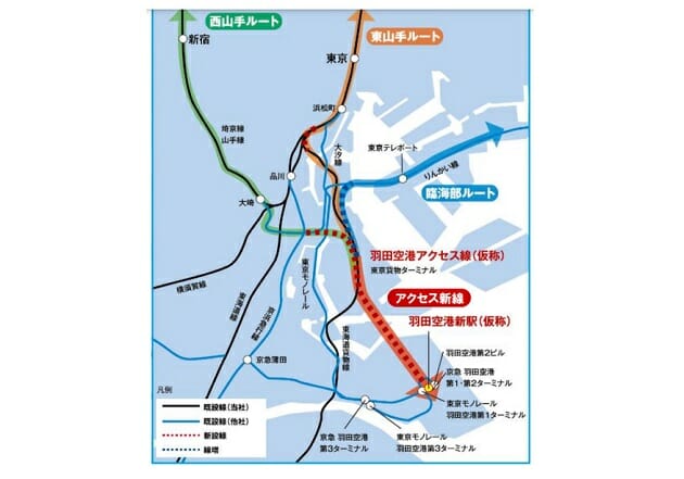 羽田空港アクセス線、12kmに工事費2800億円…利便性向上、費用対効果に疑問もの画像1