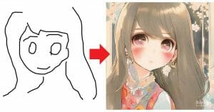 AIイラスト「Stable Doodle」が凄いと話題 – 下手なスケッチが瞬時にプロ並みの美麗イラストに！