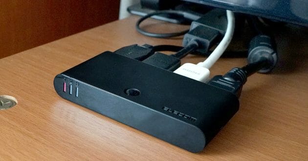 テレビのHDMI入力端子が足りないときはエレコムHDMI切替器（セレクター）がオススメ！