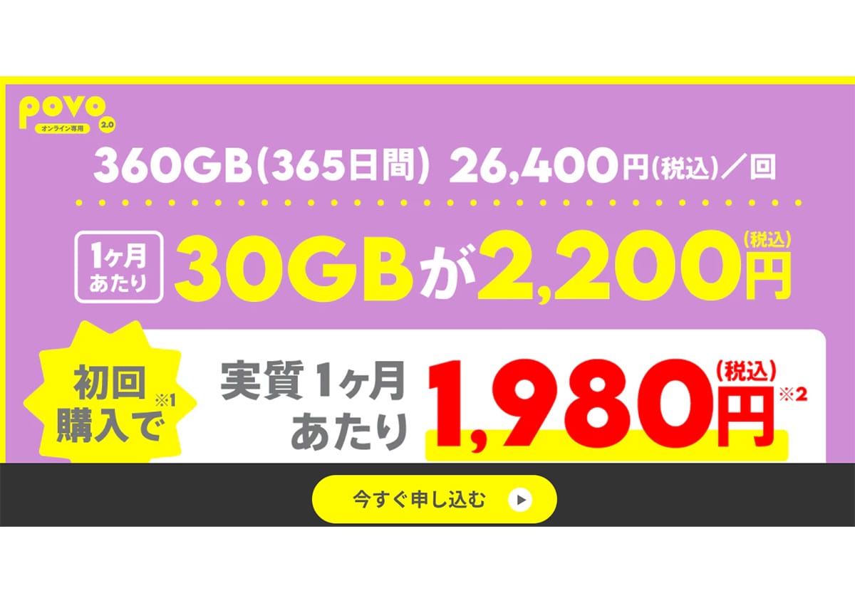 スマホ「月30GBプラン戦争」…最安値はpovo、楽天モバイルが賢明？の画像1