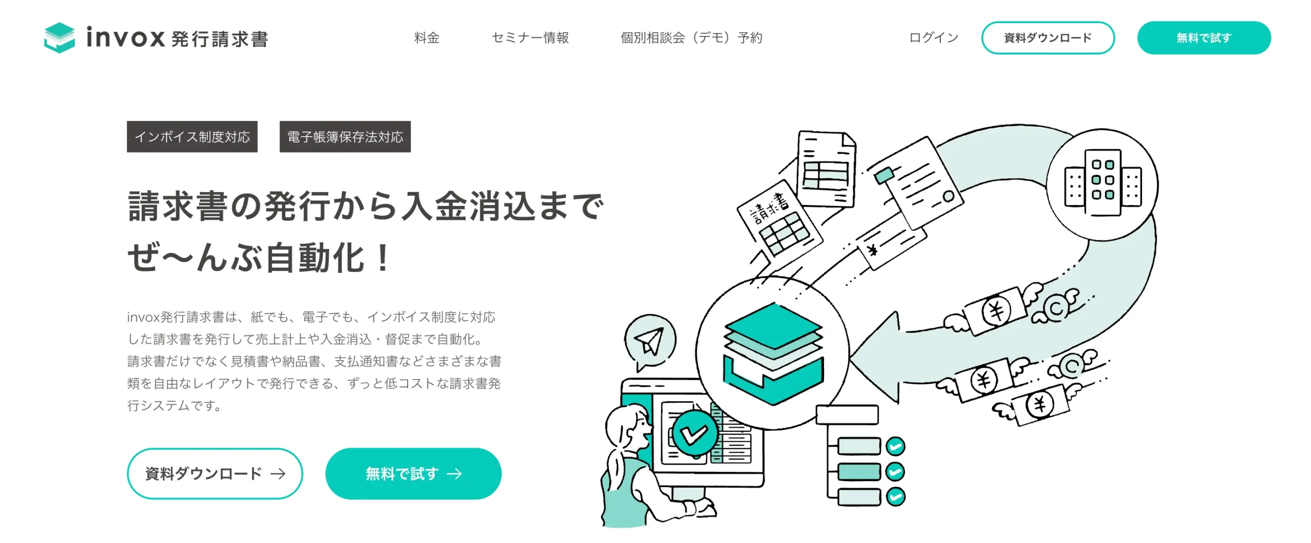 invox 発行請求書