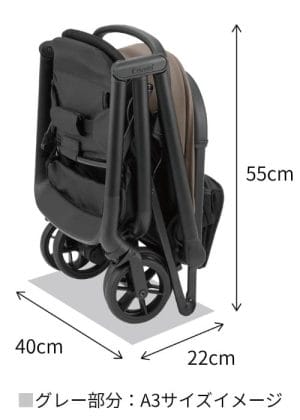 「A3サイズに畳めるベビーカー」誕生の舞台裏…コンビが描く次世代の子育て支援の画像2