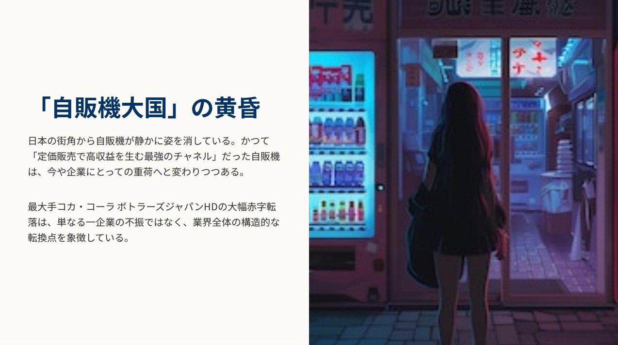 自販機大国ニッポンが大きく変化か…減少ショックの裏で進む、静かな構造改革の画像2