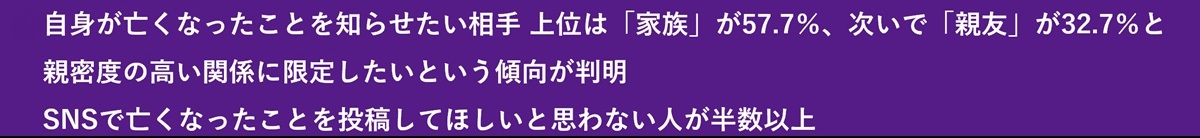 若者の半数が「死後のSNS全削除」を希望…“デジタル遺品”への強い警戒感が顕著にの画像6