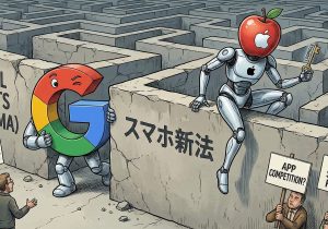 アップル＆グーグル、スマホ新法を「実質無効化」する巧妙な罠…アプリ事業者が陥る「自由化の地獄」