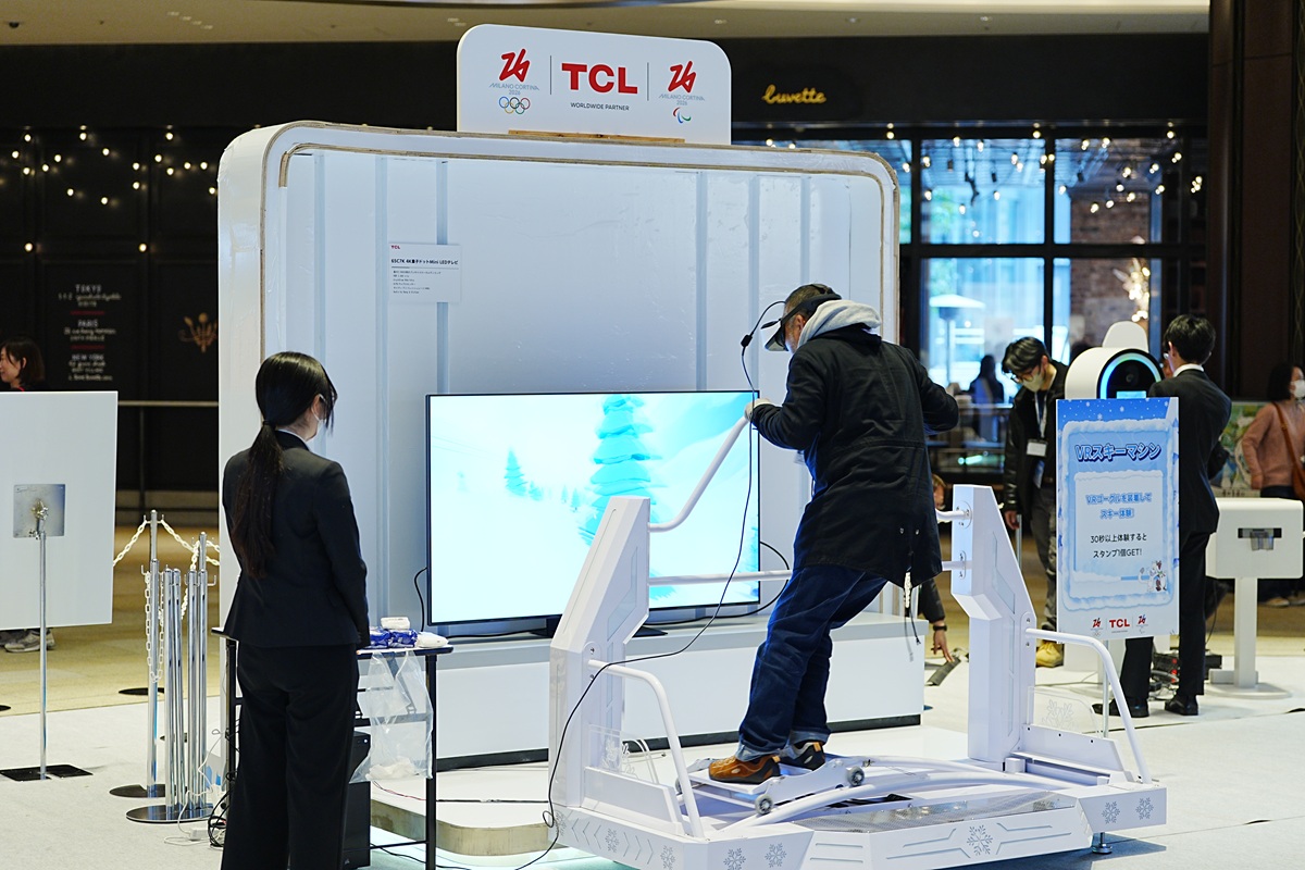 【現地レポート】東京ミッドタウン日比谷に巨大ガチャ出現…TCL「冬季五輪」を起点に日本市場攻略の勝算の画像3