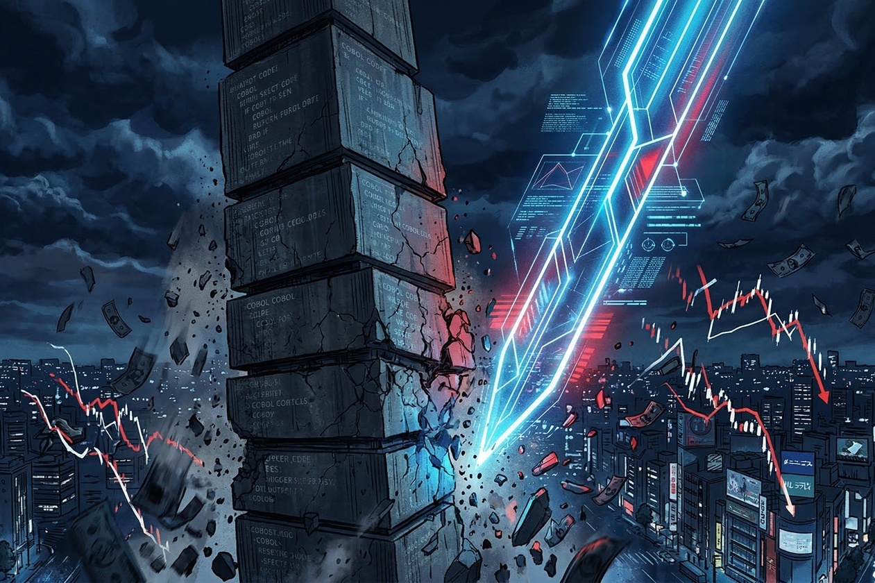 IBM株13%暴落の真相…Claude CodeでCOBOL移行「数百億円ビジネス」が消滅?の画像1