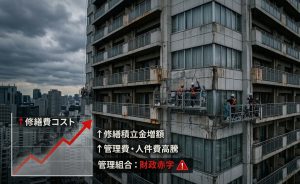 タワマン修繕「三重苦」の現実：コスト高騰・財政逼迫・合意形成不全が突きつける“持続可能性”の壁