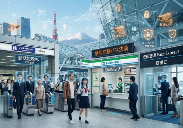 顔認証インフラ化の衝撃…鉄道・空港・飲食店まで顔パス、利便性とリスクの現在地
